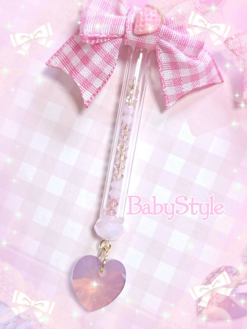 StrawberryMoonステッキペンダント